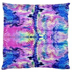 Waves Repeats V Standard Flano Cushion Case (two Sides) by kaleidomarblingart