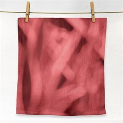 Red Flames Abstract No2 Face Towel by DimitriosArt