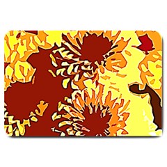 Sunflowers Large Doormat  by 3cl3ctix