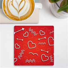 Saint Val Uv Print Square Tile Coaster  by SomethingForEveryone