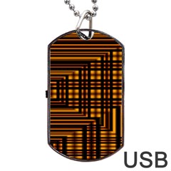 Gradient Dog Tag Usb Flash (one Side) by Sparkle