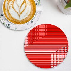 Gradient Uv Print Round Tile Coaster by Sparkle