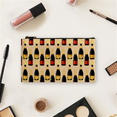 Champagne For The Holiday Cosmetic Bag (small) by SychEva