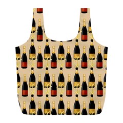 Champagne For The Holiday Full Print Recycle Bag (l) by SychEva