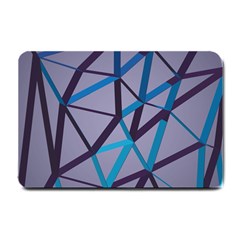 3d Lovely Geo Lines 2 Small Doormat  by Uniqued