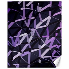 3d Lovely Geo Lines Vi Canvas 11  X 14  by Uniqued