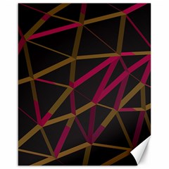 3d Lovely Geo Lines Xi Canvas 16  X 20  by Uniqued