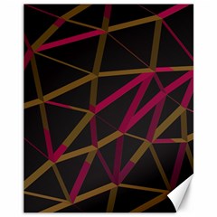 3d Lovely Geo Lines Xi Canvas 11  X 14  by Uniqued