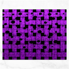 Weaved Bubbles At Strings, Purple, Violet Color Rectangular Jigsaw Puzzl by Casemiro