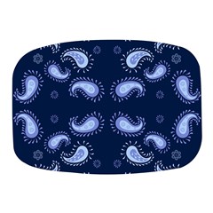 Floral Pattern Paisley Style Paisley Print   Mini Square Pill Box by Eskimos