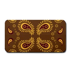 Floral Pattern Paisley Style Paisley Print  Doodle Background Medium Bar Mats by Eskimos