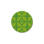 Abstract pattern geometric backgrounds   Golf Ball Marker Front