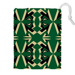 Abstract Pattern Geometric Backgrounds   Drawstring Pouch (4xl) by Eskimos