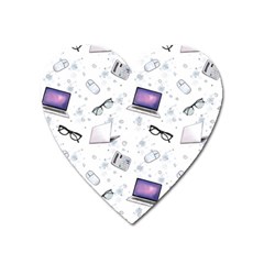 Computer Work Heart Magnet by SychEva