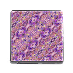 Liquid Art Pouring Abstract Seamless Pattern Tiger Eyes Memory Card Reader (square 5 Slot) by artico