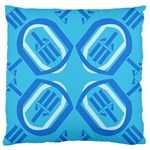 Abstract pattern geometric backgrounds   Standard Flano Cushion Case (One Side) Front