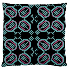 Abstract Pattern Geometric Backgrounds   Large Flano Cushion Case (one Side) by Eskimos