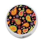 Paisley Pattern Design 4-Port USB Hub (One Side) Front