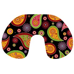 Paisley Pattern Design Travel Neck Pillow by befabulous