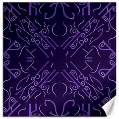 Abstract Pattern Geometric Backgrounds   Canvas 12  X 12  by Eskimos