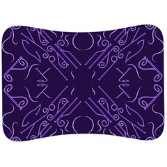 Abstract Pattern Geometric Backgrounds   Velour Seat Head Rest Cushion by Eskimos