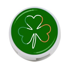 Shamrock Irish Clover St Patrick 4-port Usb Hub (two Sides) by yoursparklingshop