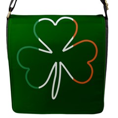 Shamrock Irish Clover St Patrick Flap Closure Messenger Bag (s) by yoursparklingshop