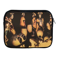 Candombe Drummers Warming Drums Apple Ipad 2/3/4 Zipper Cases by dflcprintsclothing