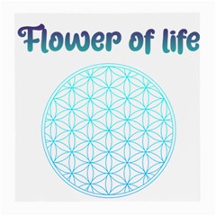 Flower Of Life  Medium Glasses Cloth by tony4urban