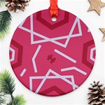 Abstract pattern geometric backgrounds   Ornament (Round) Front