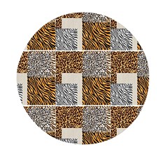 Animal Skin Pattern Mini Round Pill Box (pack Of 3) by Sparkle