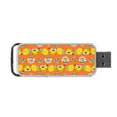 Minionspattern Portable Usb Flash (one Side) by Sparkle