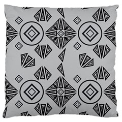 Abstract Pattern Geometric Backgrounds   Large Flano Cushion Case (two Sides) by Eskimos