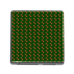 Kawaii Pumpkin Patt Green Memory Card Reader (square 5 Slot) by violetheavensky