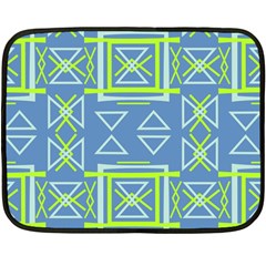 Abstract Pattern Geometric Backgrounds   Fleece Blanket (mini) by Eskimos