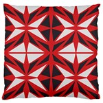 Abstract pattern geometric backgrounds   Large Flano Cushion Case (One Side) Front