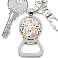 Flowers Pattern Bottle Opener Key Chain by Sparkle