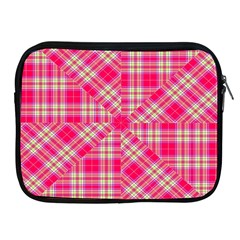 Pink Tartan-10 Apple Ipad 2/3/4 Zipper Cases by tartantotartanspink2