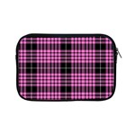 Pink Tartan 3 Apple iPad Mini Zipper Cases Front