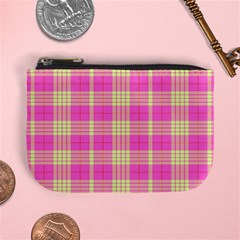 Pink Tartan 4 Mini Coin Purse by tartantotartanspink2