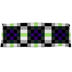 Agender Flag Plaid With Difference Body Pillow Case (dakimakura) by WetdryvacsLair