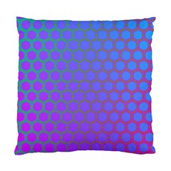 Hex Circle Points Vaporwave One Standard Cushion Case (one Side) by WetdryvacsLair