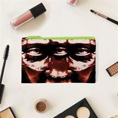 Creepy Head Portrait Artwork Cosmetic Bag (xs) by dflcprintsclothing