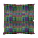 Paris Words Motif Colorful Pattern Standard Cushion Case (One Side) Front