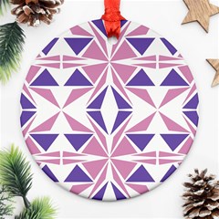 Abstract Pattern Geometric Backgrounds  Ornament (round) by Eskimos