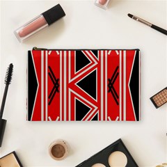 Abstract Pattern Geometric Backgrounds  Cosmetic Bag (medium) by Eskimos