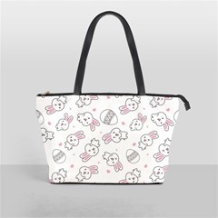 Cute Pattern With Easter Bunny Egg Classic Shoulder Handbag by Jancukart