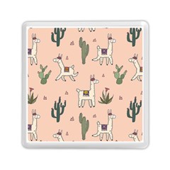 Llamas+pattern Memory Card Reader (square) by Jancukart