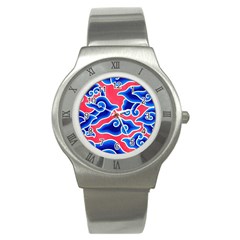 Batik Megamendung Stainless Steel Watch by artworkshop