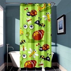 Little-animals-cartoon Shower Curtain 36  X 72  (stall)  by Jancukart